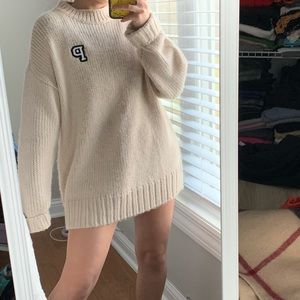 Pink oversized sweater